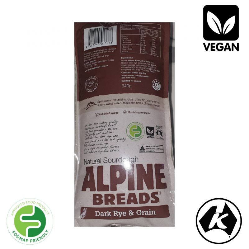 Alpine Rye Alpine Breads